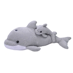 Mom and Baby Dolphin Stuffed Animals by Wild Republic