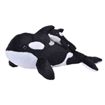 Mom and Baby Orca Stuffed Animals by Wild Republic