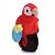 Stuffed Scarlet Macaw Perching Parrot with Mimicking Sound by Wild Republic