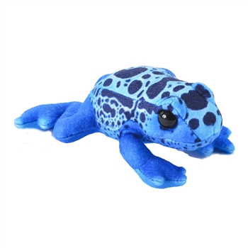 Wild Calls Stuffed Blue Poison Dart Frog with Real Sound by Wild Republic