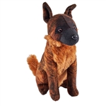 Rescue Dogs Plush Malinois with Bark Sound by Wild Republic