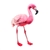 Realistic 15 Inch Plush Flamingo by Wild Republic