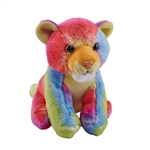 Pocketkins Eco-Friendly Small Plush Rainbow Tiger by Wild Republic