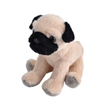 Pocketkins Eco-Friendly Small Plush Pug by Wild Republic