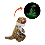 Huggers Glow in the Dark Plush T-Rex Dinosaur Slap Bracelet by Wild Republic