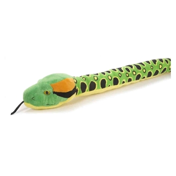 Stuffed Green Anaconda 54 Inch Plush Snake by Wild Republic