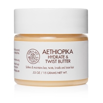 Aethiopika Hair Butter Sample Size – Natural Twist Out Butter | Qhemet Biologics