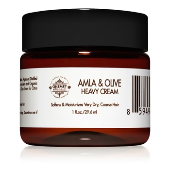 Amla & Olive Heavy Cream for High-Porosity African Hair – Trial Size | Qhemet Biologics