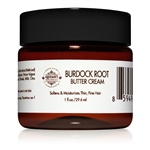 Burdock Root Butter Cream (1 oz) - Light Moisturizer for Thin African Hair | Qhemet Biologics