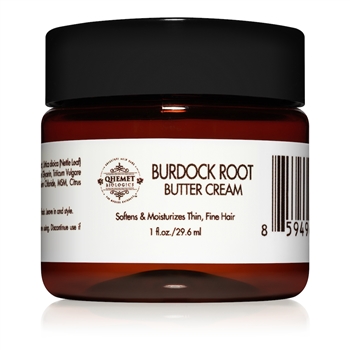 Burdock Root Butter Cream (1 oz) - Light Moisturizer for Thin African Hair | Qhemet Biologics