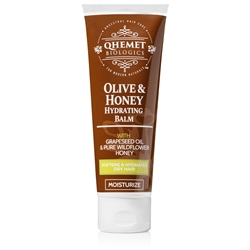 Olive & Honey Natural Textured African Hair Moisturizing Balm | Qhemet Biologics