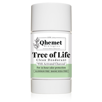 Tree of Life Clean Deodorant, Safe Deodorant without Aluminum or Parabens | Qhemet Biologics