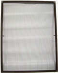 Replacement AJ Storm Door Screen Fits a 36" by 80" Cocoa Brown Stormdoor