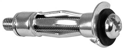 3/16 Hollow Wall Anchors 1/8 to 5/8  Wall or Surface Thickness