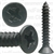 #8 X 1" Phillips Flat Head Tapping Screw Black Oxide