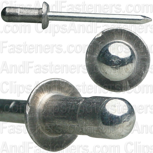 3/16" Avex Blind Rivet 1/4" Grip Dome (500)