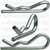 Hair Pin Cotter 1/8 - .125 Wire - Zinc