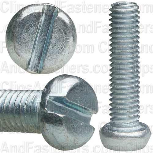 M5-.80 X 20mm Slotted Flat Fillister Head Machine Screws