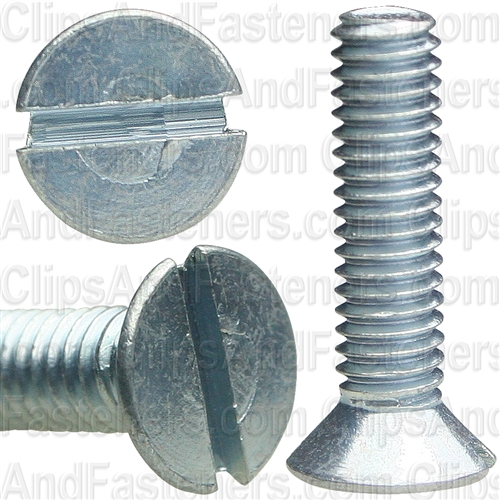 4mm X 15mm Slotted Flat Head Metric Machine Screw Din 963