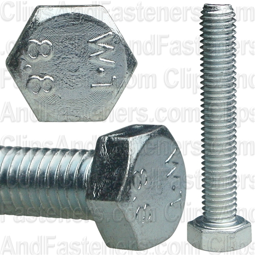 5-.8 X 30mm Din 933 Cap Screwcl8.8 - Zinc