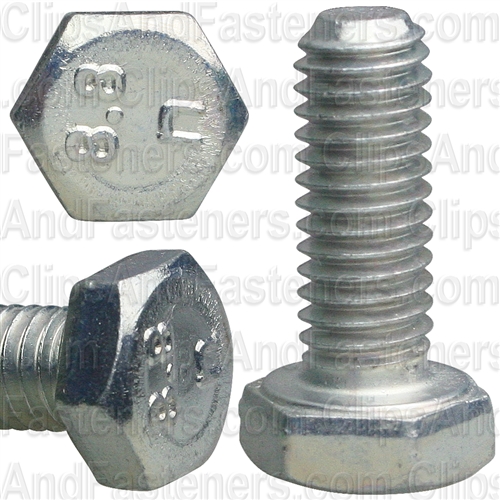 6-1.0 X 16mm Din 933 Cap Screwcl8.8 - Zinc