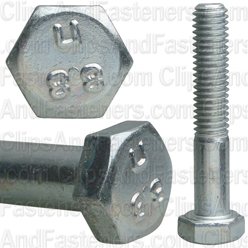 6-1.0 X 35mm Din 931 Cap Screwcl8.8 - Zinc