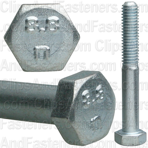 6-1.0 X 45mm Din 931 Cap Screwcl8.8 - Zinc