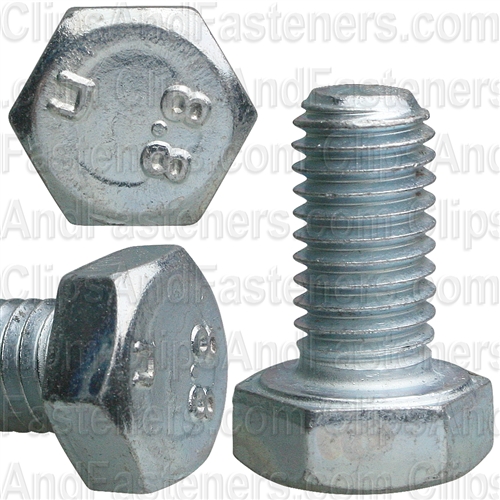 8-1.25 X 16mm Din 933 Cap Screwcl8.8 - Zinc