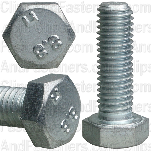 8-1.25 X 25mm Din 933 Cap Screwcl8.8 - Zinc