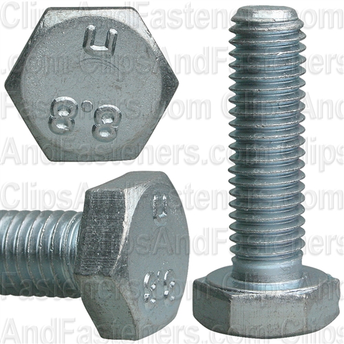 10-1.5 X 35mm Din 933 Cap Screwcl8.8 - Zinc