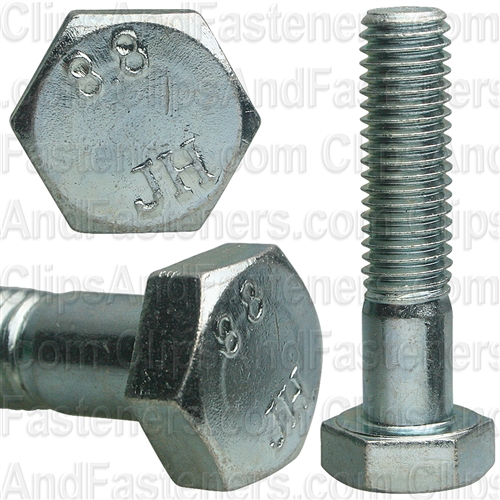 10-1.5 X 45mm Din 931 Cap Screwcl8.8 - Zinc