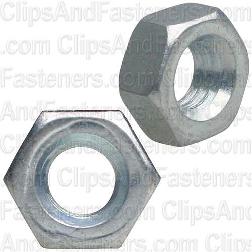 4mm-.7 DIN 934 Metric Hex Nuts - Zinc