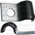 Half Clamp 5/16 - Galvanized Vinyl Coated