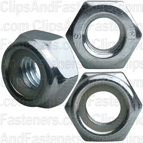 10mm-1.5 Metric Nylon Insert Lock Nuts DIN 985