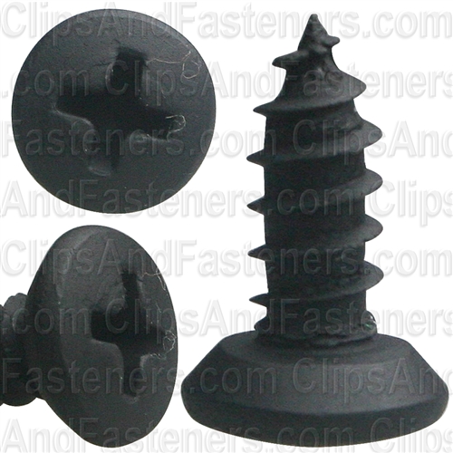 #10 X 1/2 Phil Oval Hd T.S. - Black Oxide