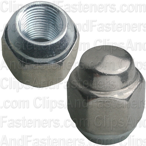 1/2-20 Wheel Nuts 13/16 Hex With Stainless Cap