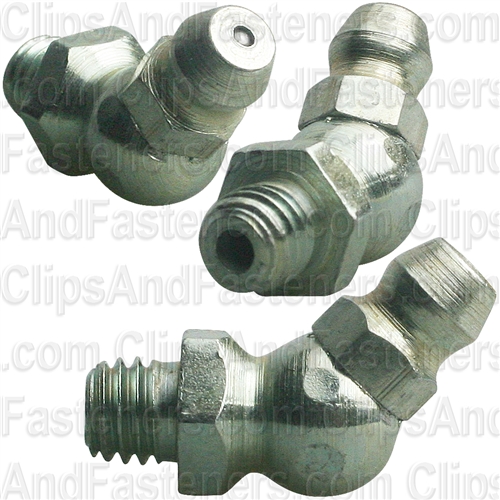 Grease Fitting6mm-1.0 45Deg Din 71412 (7045)