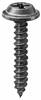 #8 X 1" Phillips Flat Top Washer Head Screws Black E-Coat