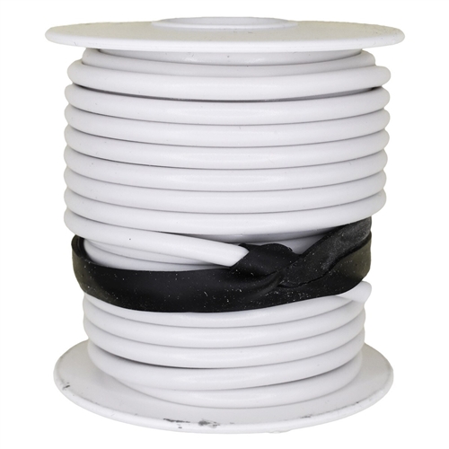 Plastic Primary Wire White 25' 14 Gauge