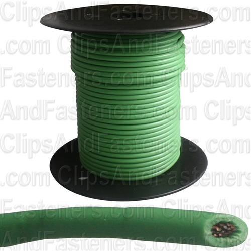 Plastic Primary Wire Green 100' 18 Gauge