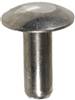 3/16 Brazier Head Solid Aluminum Rivet 1/2 Length (100)