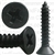 #10 X 1" Phillips Flat Head Tapping Screw Black Oxide