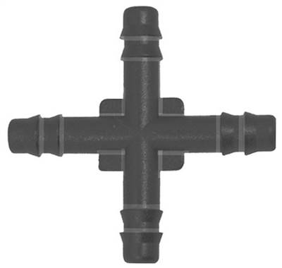 Nylon Cross Connector 3/16All Ends