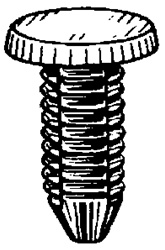 Rear Window Moulding Retainer