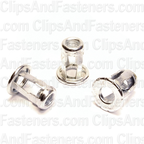 Metric Jack Nuts M6-1.0 Thread Zinc Plated