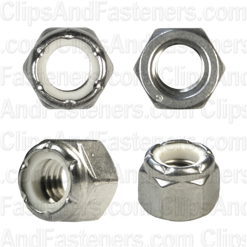 3/18-16 Nylon Insert Lock Nut 18-8 Stainless Steel