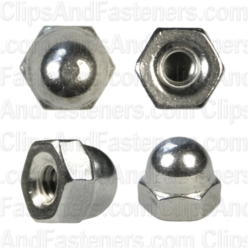 6-32 Acorn Nut 18-8 Stainless Steel