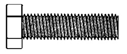 1/4-20 X 1/2 Hex Hd. Cap Screw 18-8