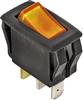 Illuminated Rocker Switch-Amber