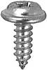 #8 X 1/2" Phillips Flat Top Washer Head Screw Zinc